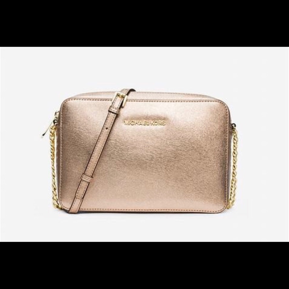 Michael Kors Jet Set Travel Metallic Pale Gold